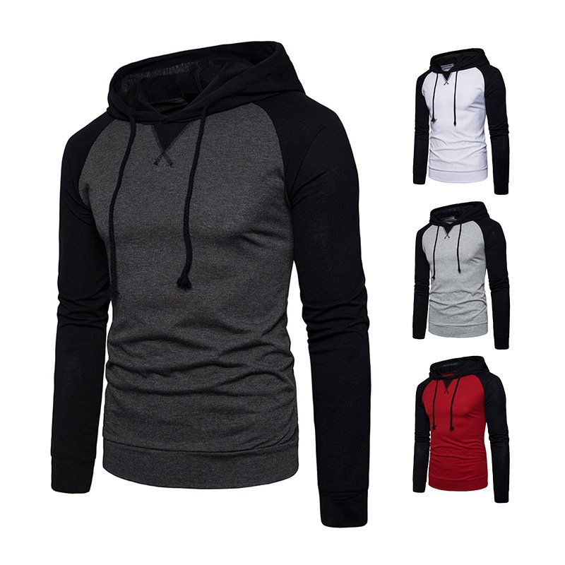 New men's fashion hip-hop hip-hop raglan long-sleeved pullover sports hoodie B03